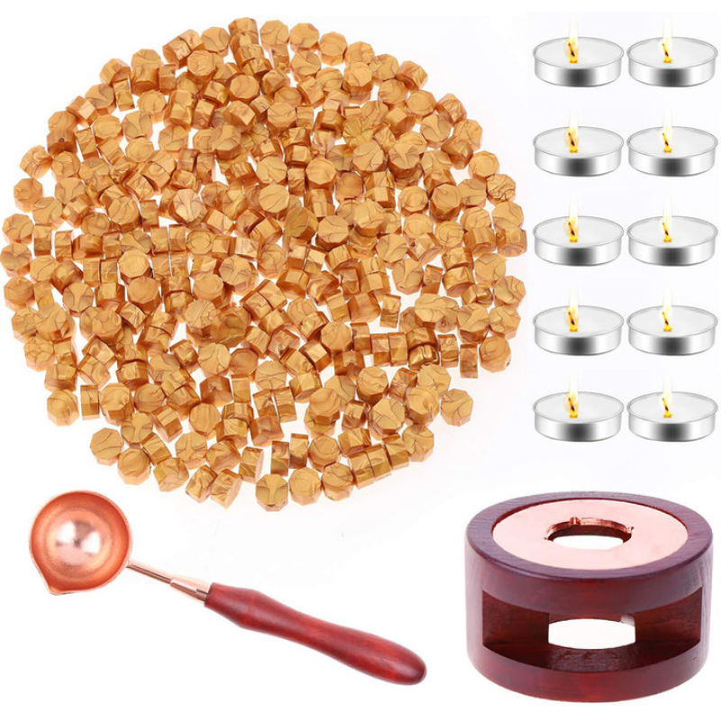 Wax Seal Set Includes 200 Gold - Wax Seal Stamp Set review and price
