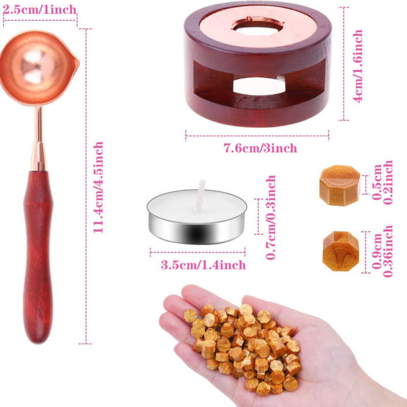 Wax Seal Set Includes 200 Gold - Wax Seal Stamp Set review and price