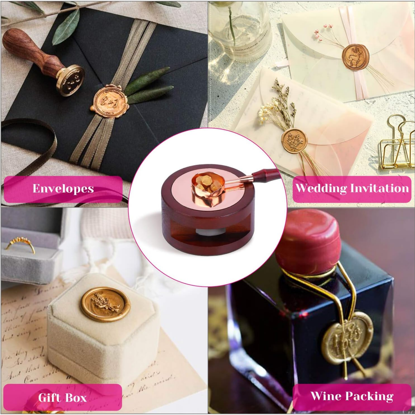 Wax Seal Set Includes 200 Gold - Wax Seal Stamp Set review and price