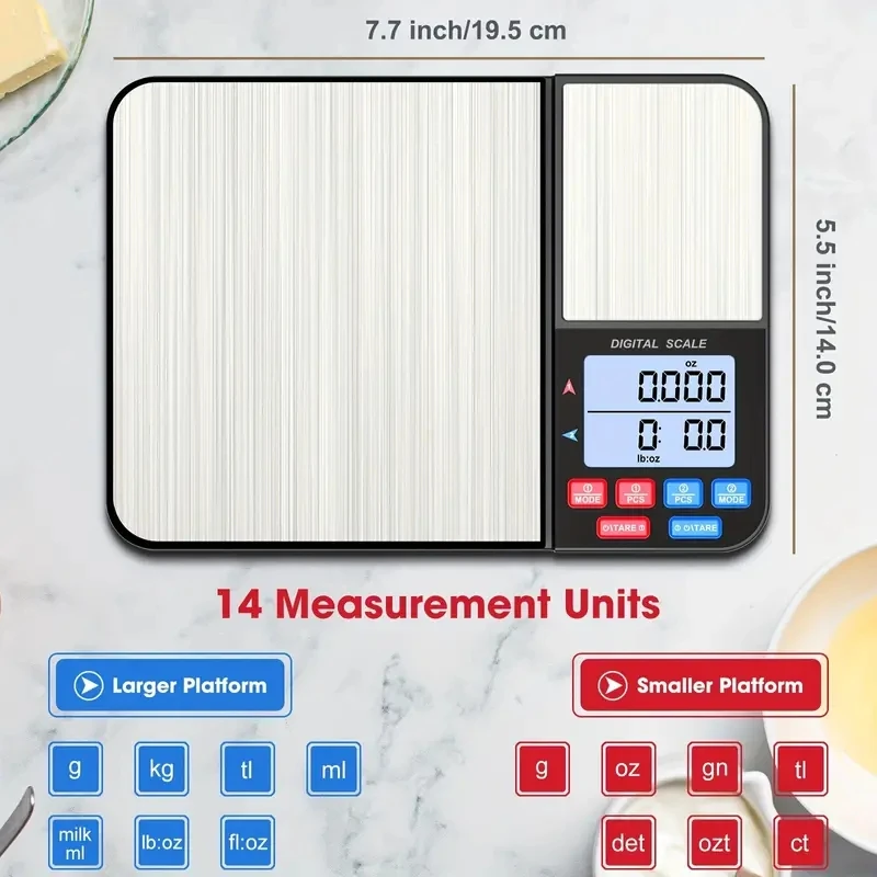 1pc Digital Kitchen Scale for  - Tape Dispenser Weighted review and price