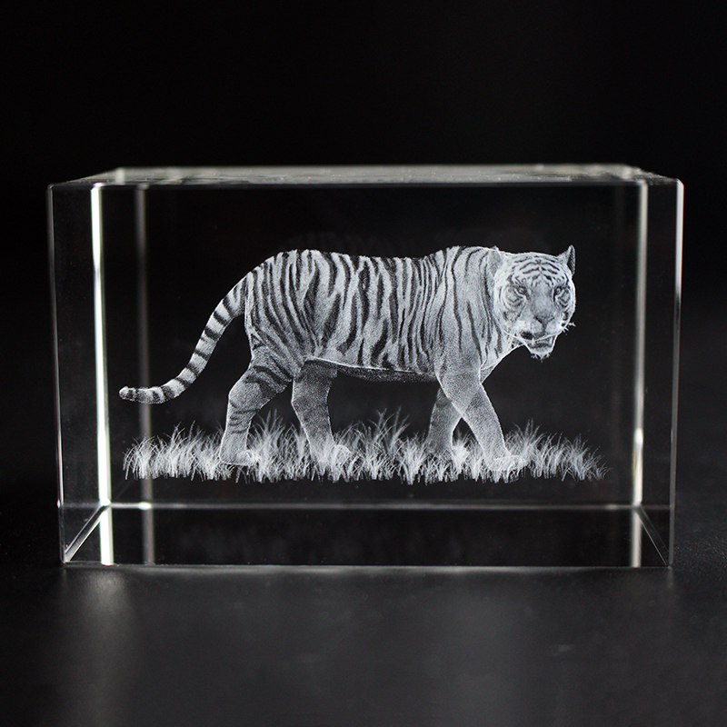 K9 Crystal Tiger Model Statue  - Paper Weight Crystal review and price