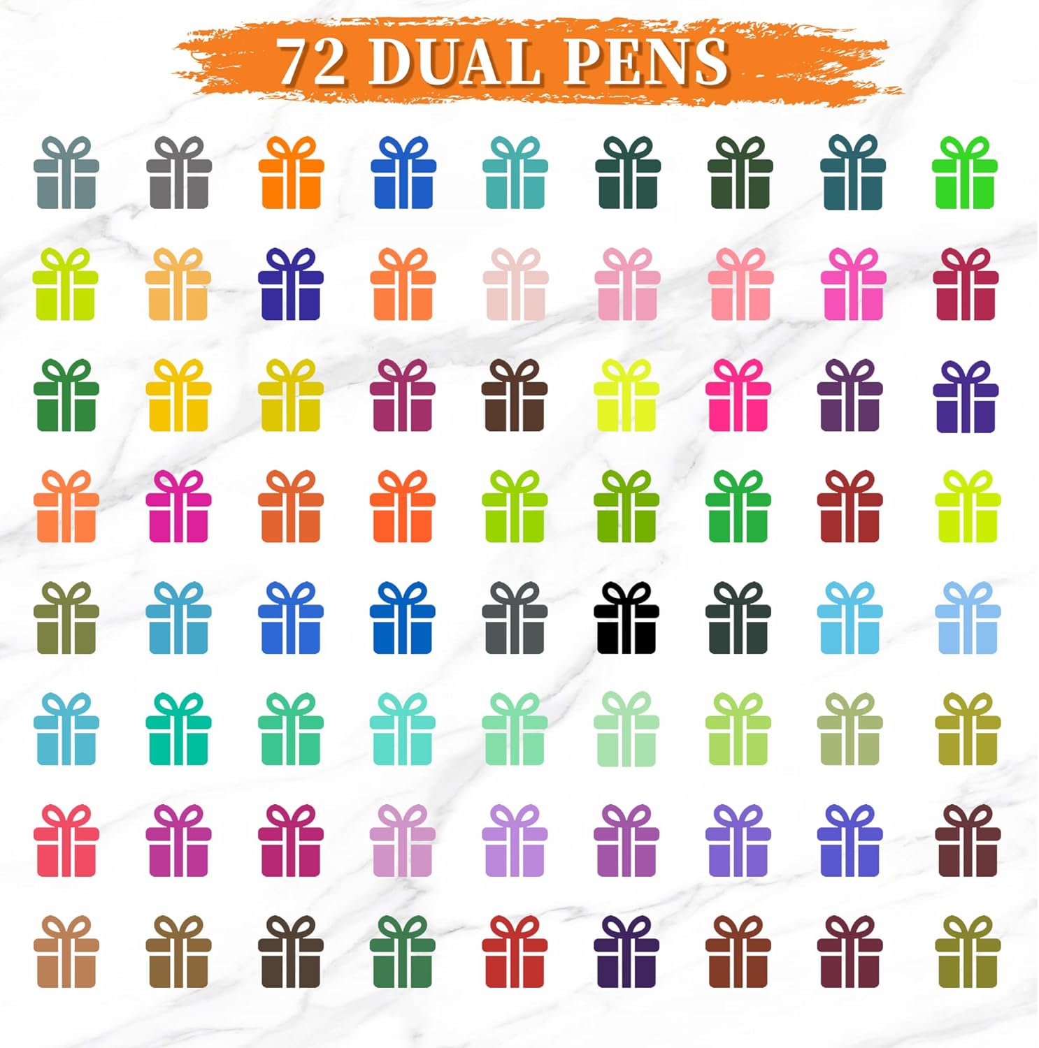 72 Color Dual Tip Brush Pens,  - Correction Pen Fine review and price