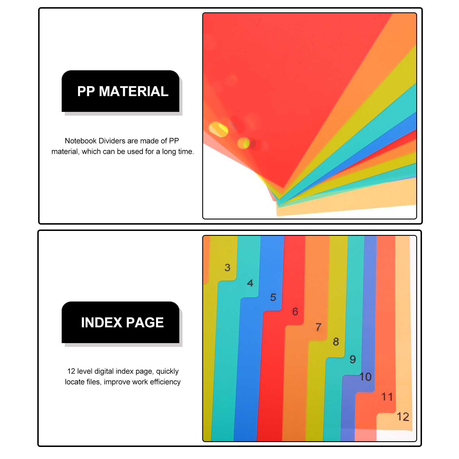 A4 Separated Loose Leaf Page D - Tab Divider A4 review and price