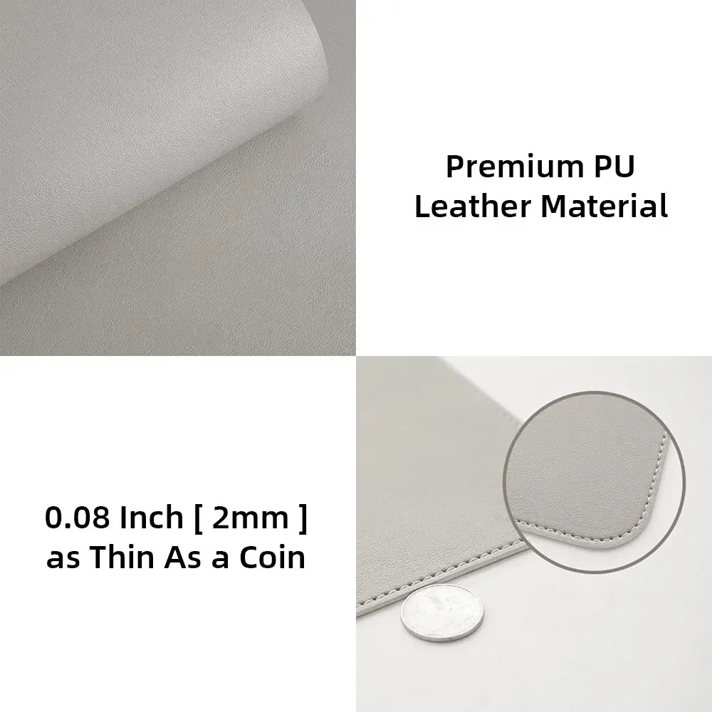 1 Pcs Large Size 60*30mm Offic - Leather Desk Pad review and price