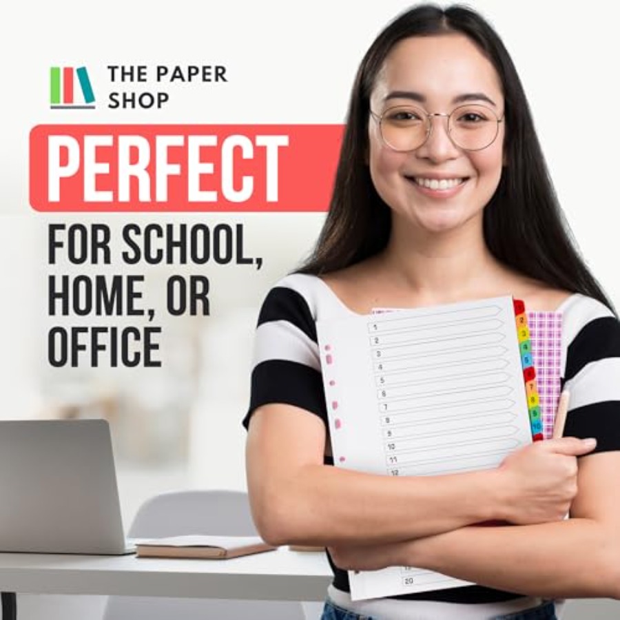 Binder Dividers with Tabs -20  - Tab Divider A4 review and price