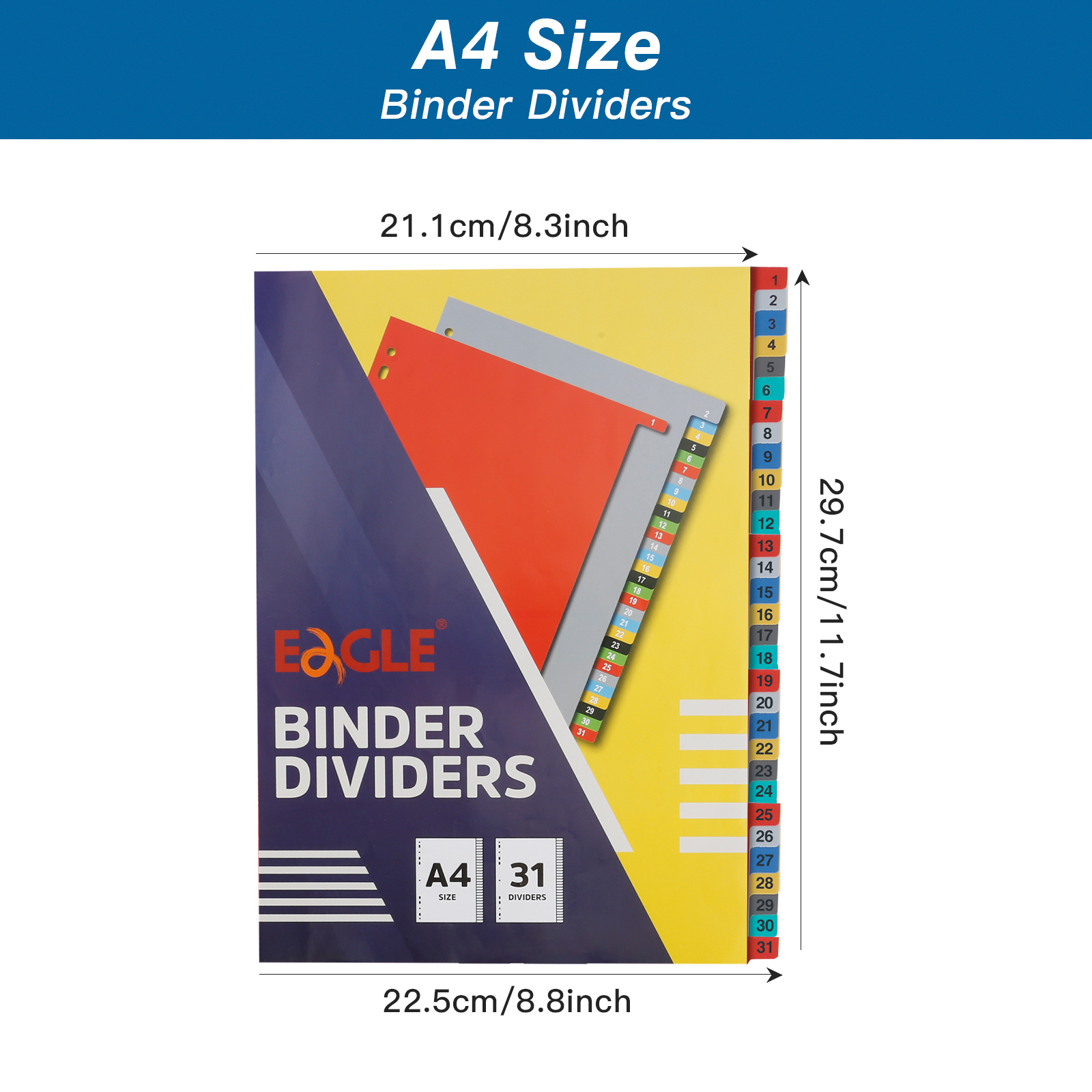 EAGLE A4 Binder Index Divider  - Binder A4 Lever review and price