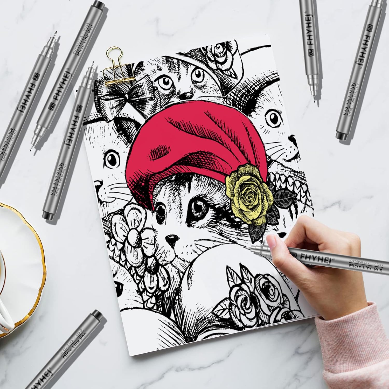 Micro Fineliner Drawing Art Pe - Archive Box Set review and price