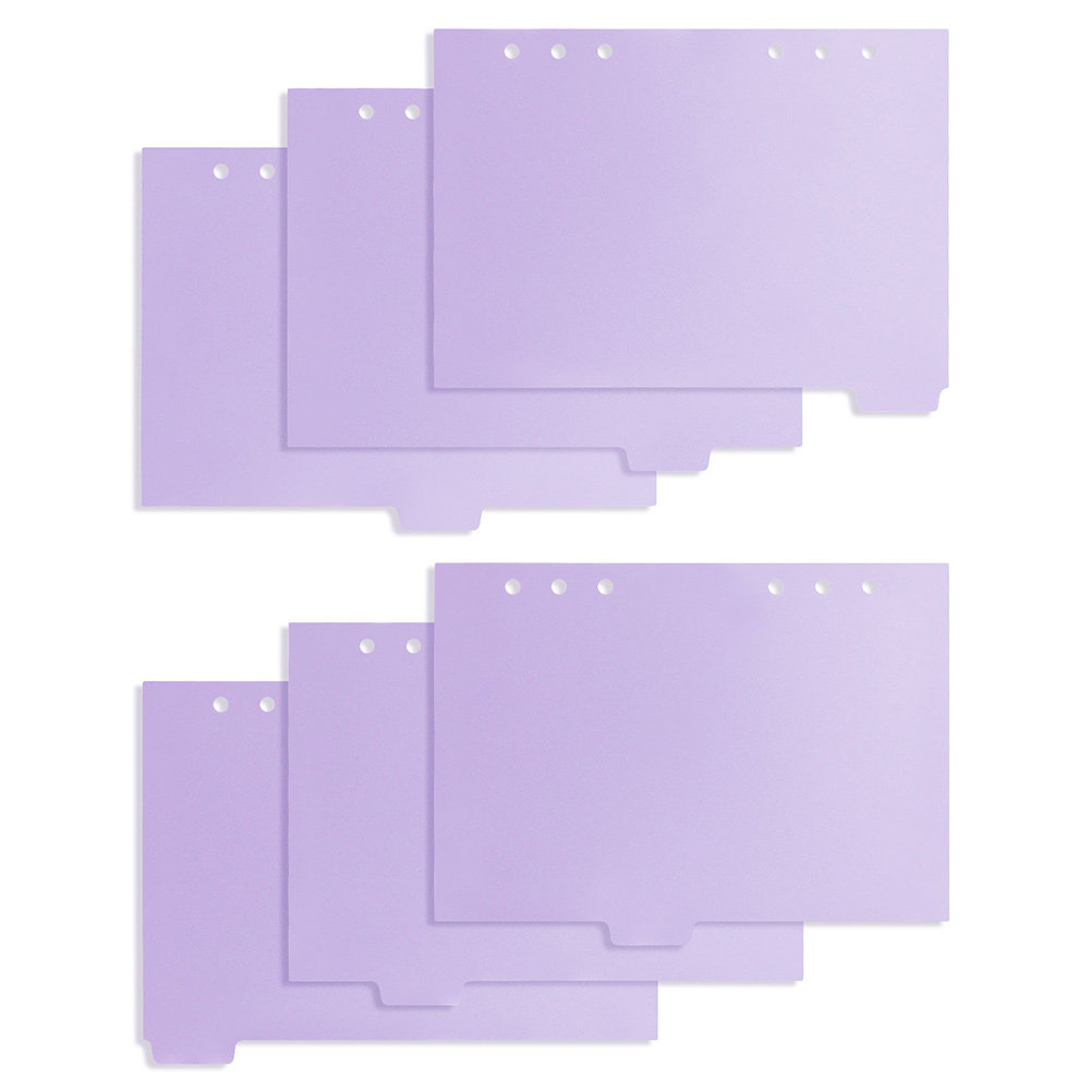 6pcs Notebook Refill Dividers  - Tab Divider A4 review and price