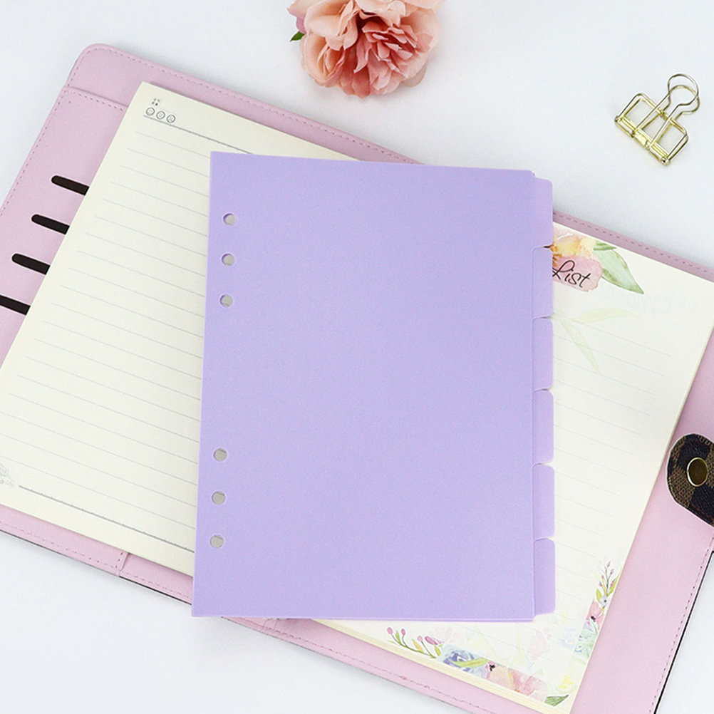 6pcs Notebook Refill Dividers  - Tab Divider A4 review and price