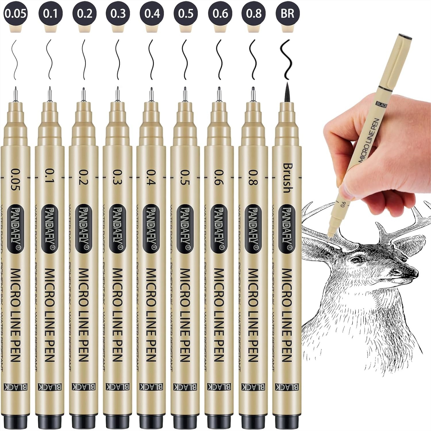 Black Micro-Pen Fineliner Ink  - Archive Box Set review and price