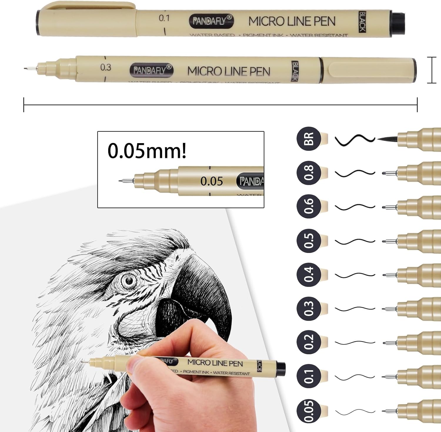 Black Micro-Pen Fineliner Ink  - Archive Box Set review and price