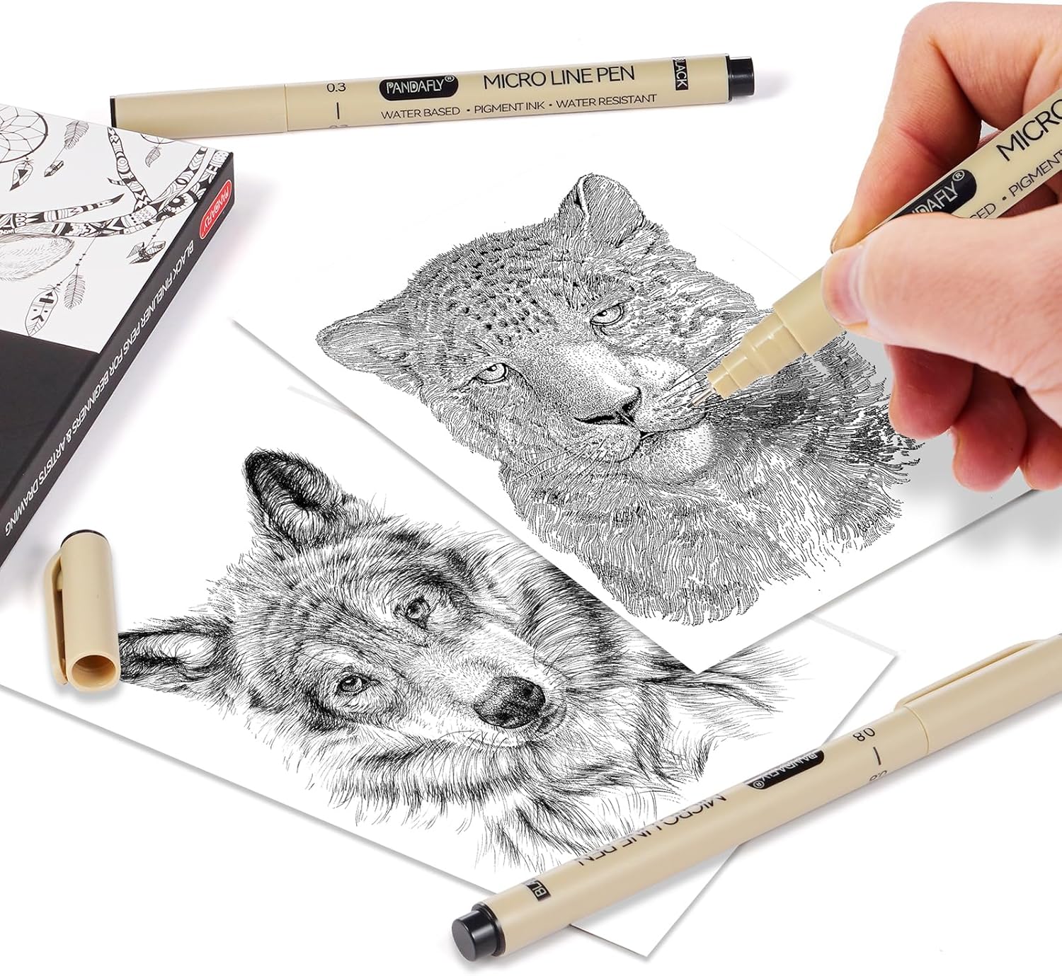 Black Micro-Pen Fineliner Ink  - Archive Box Set review and price