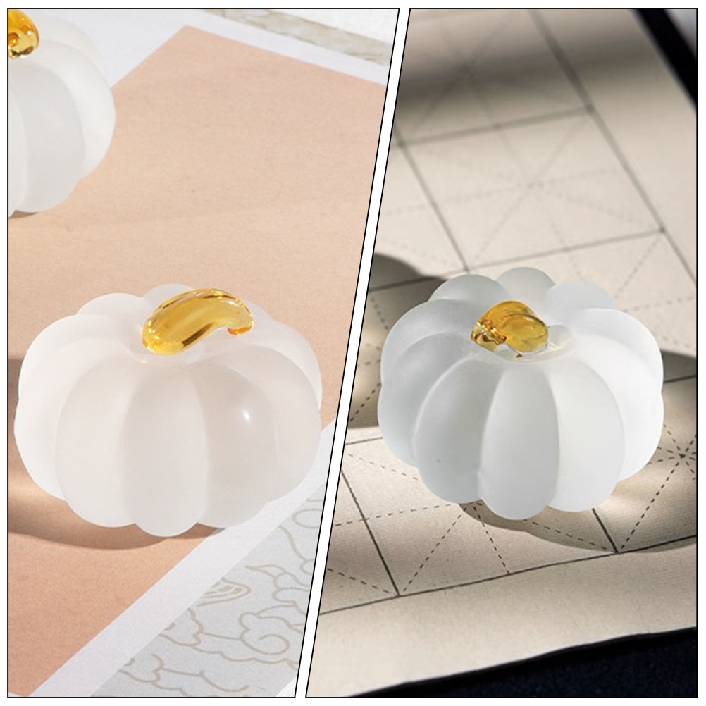 Pumpkin Shape Crystal Glass Pa - Paper Weight Crystal review and price