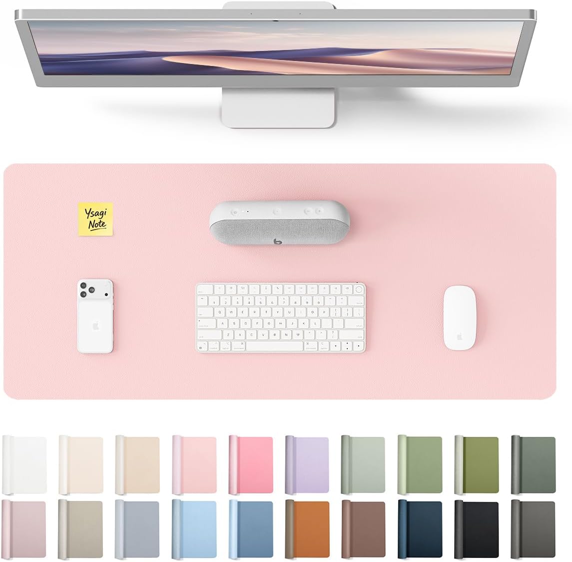 PU Leather Desk Protector with - Leather Desk Pad review and price