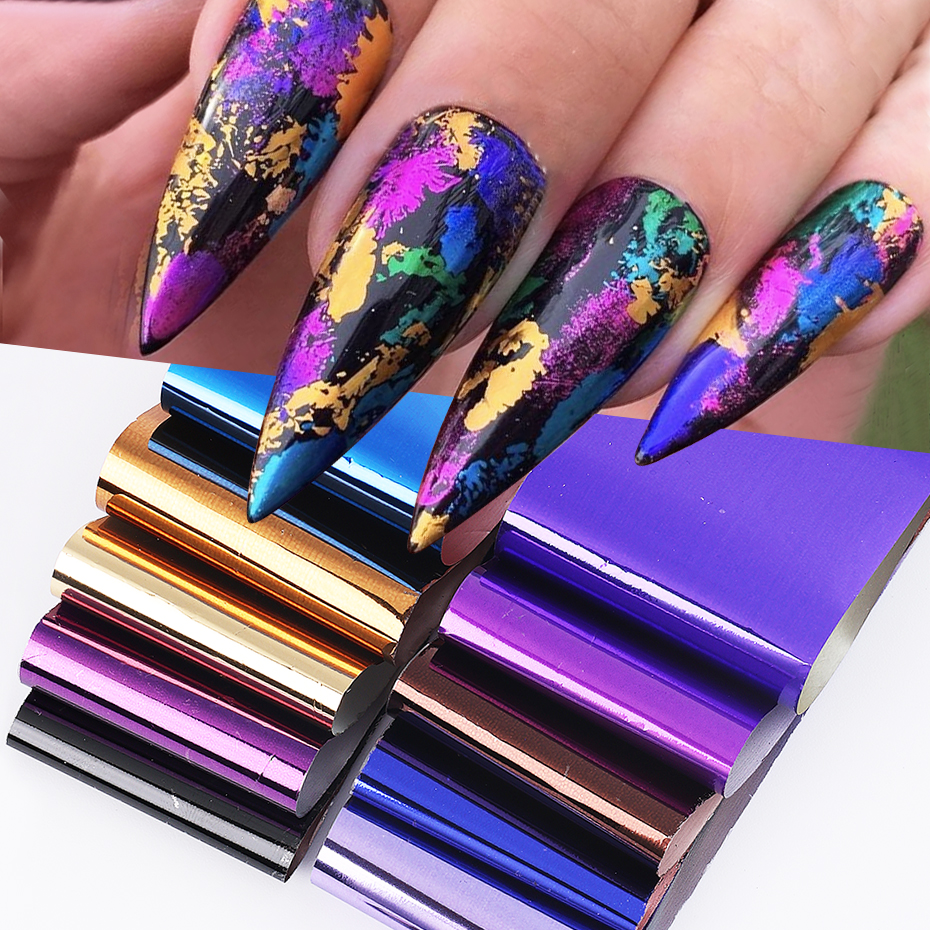 10pcs Metallic Nail Transfer F - Gel Refill Pack review and price