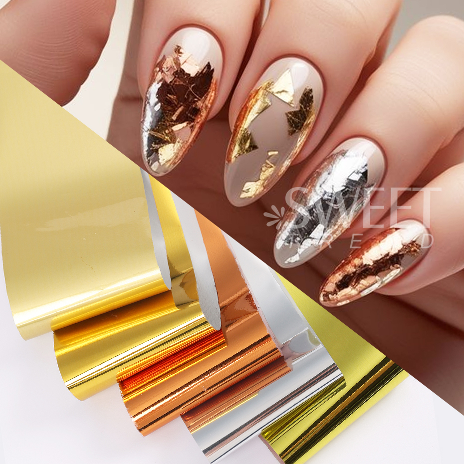 10pcs Metallic Nail Transfer F - Gel Refill Pack review and price