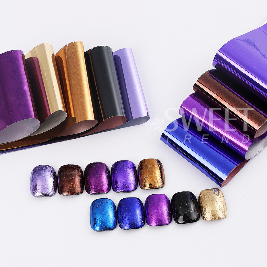 10pcs Metallic Nail Transfer F - Gel Refill Pack review and price