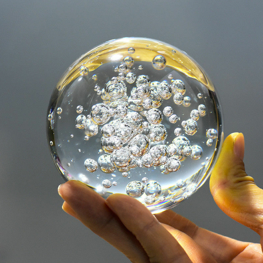 40/60/80MM Clear Bubble Crysta - Paper Weight Crystal review and price