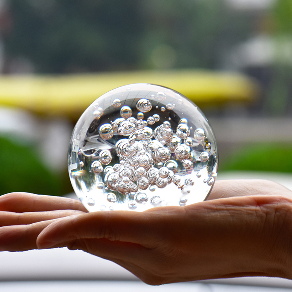 40/60/80MM Clear Bubble Crysta - Paper Weight Crystal review and price