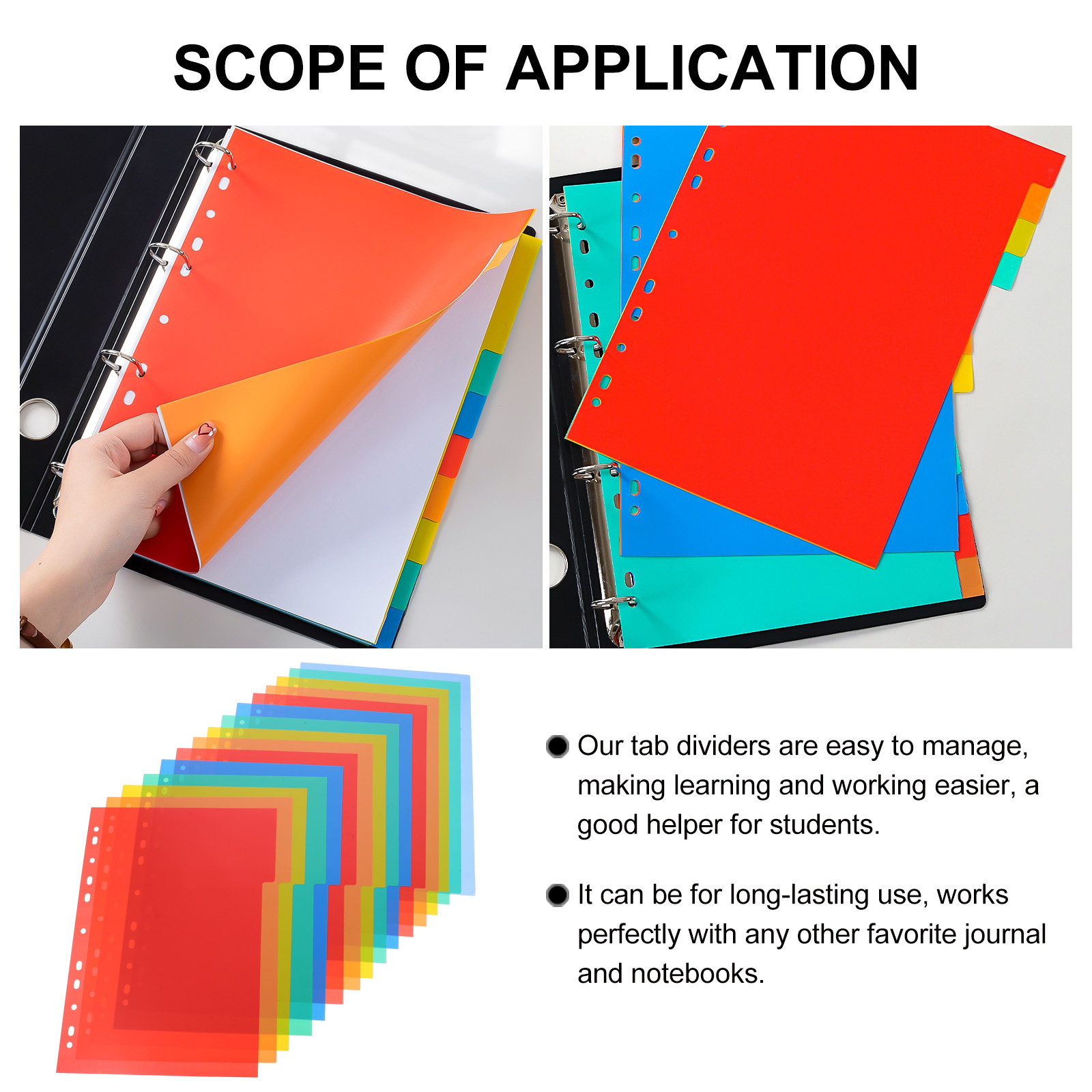 1Set Index Binder Dividers A4  - Tab Divider A4 review and price