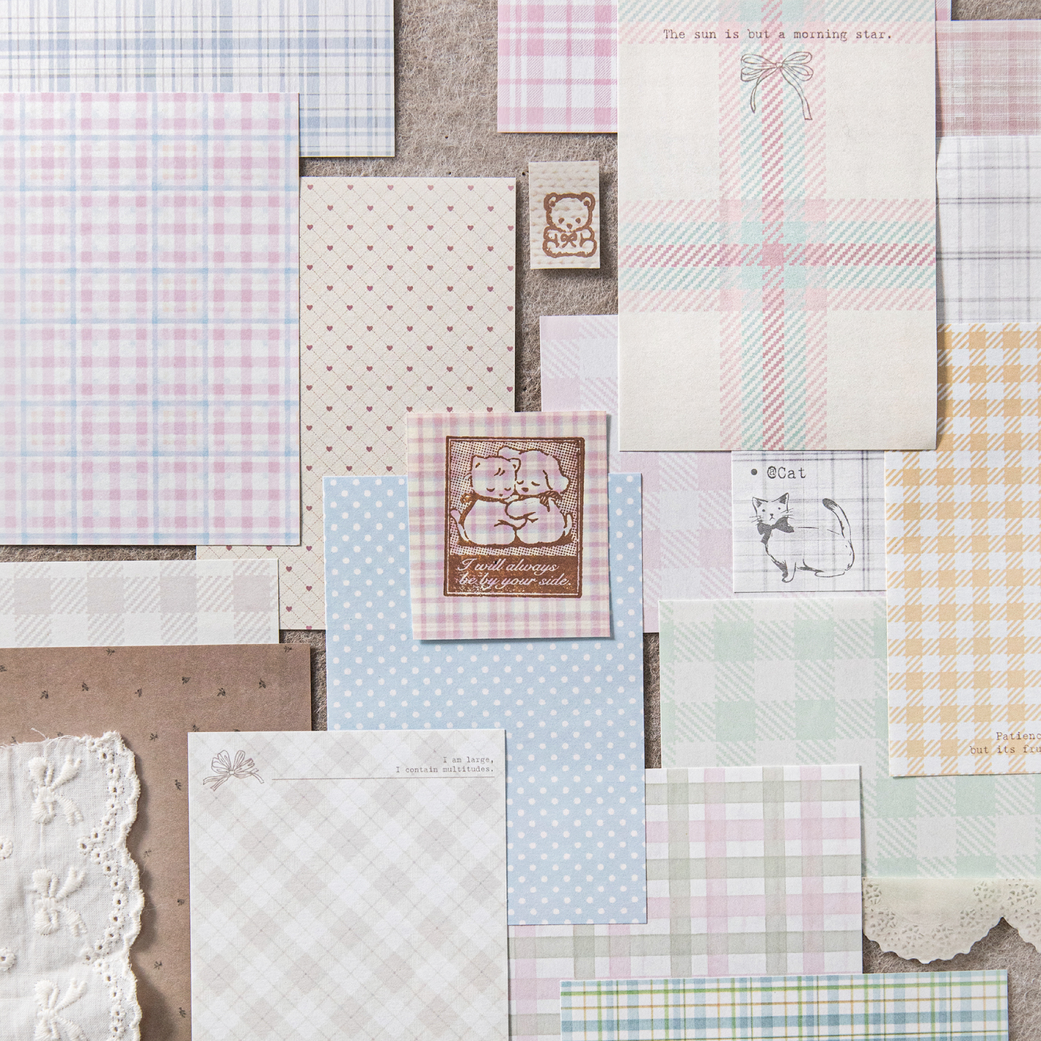 50pcs creative plaid Decor Scr - Ink Blotter Paper review and price