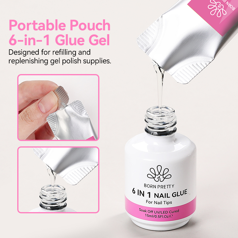BORN PRETTY 15g 6 IN 1 Extensi - Gel Refill Pack review and price