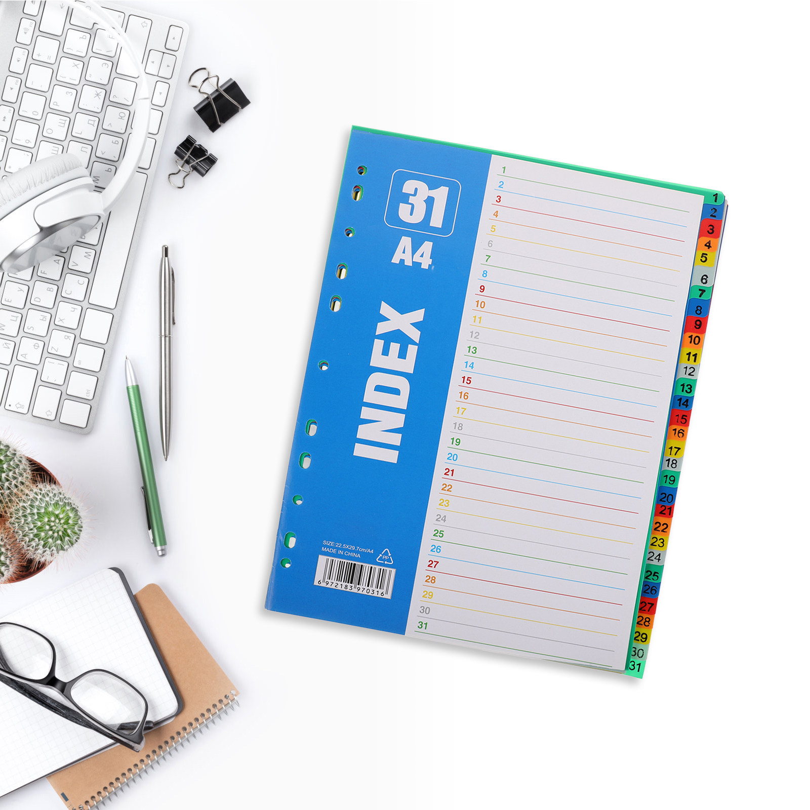 1Set A4 11-Hole PP Index Divid - Tab Divider A4 review and price
