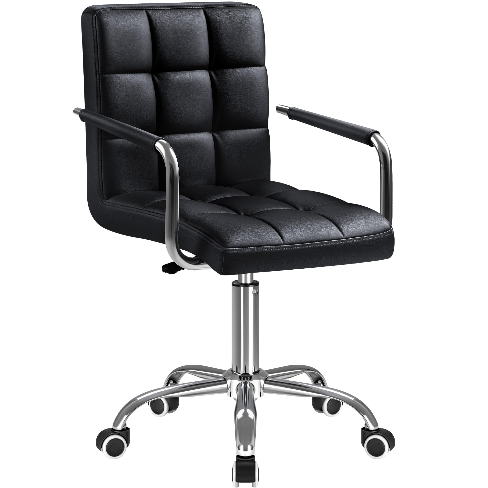 Black PU Leather Swivel Office - Leather Desk Pad review and price