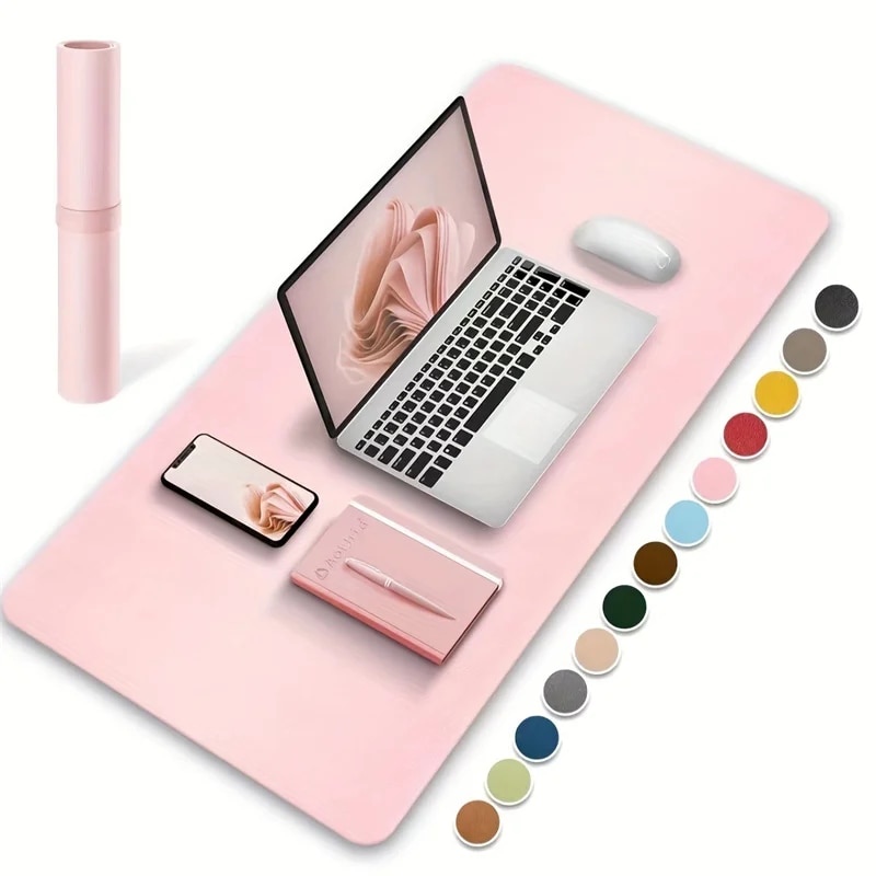 1 Pcs Large Size 60*30mm Offic - Leather Desk Pad review and price