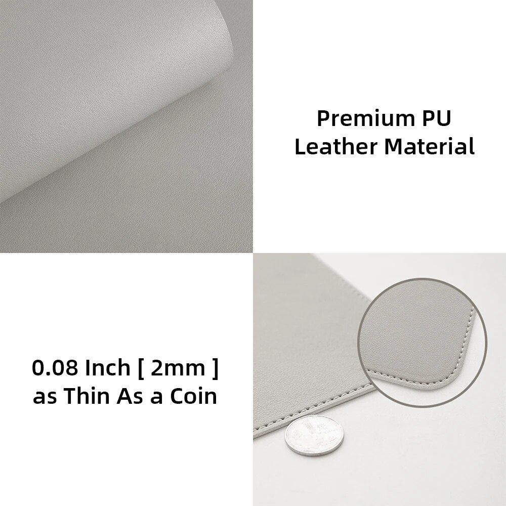 1 Pcs Large Size 60*30mm Offic - Leather Desk Pad review and price