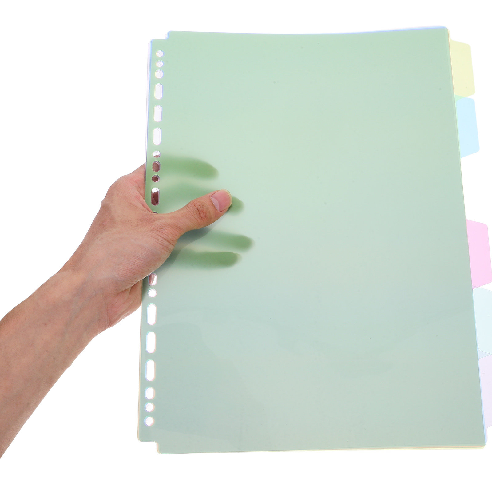 6Pcs Sturdy PP Tabbed Binder D - Tab Divider A4 review and price
