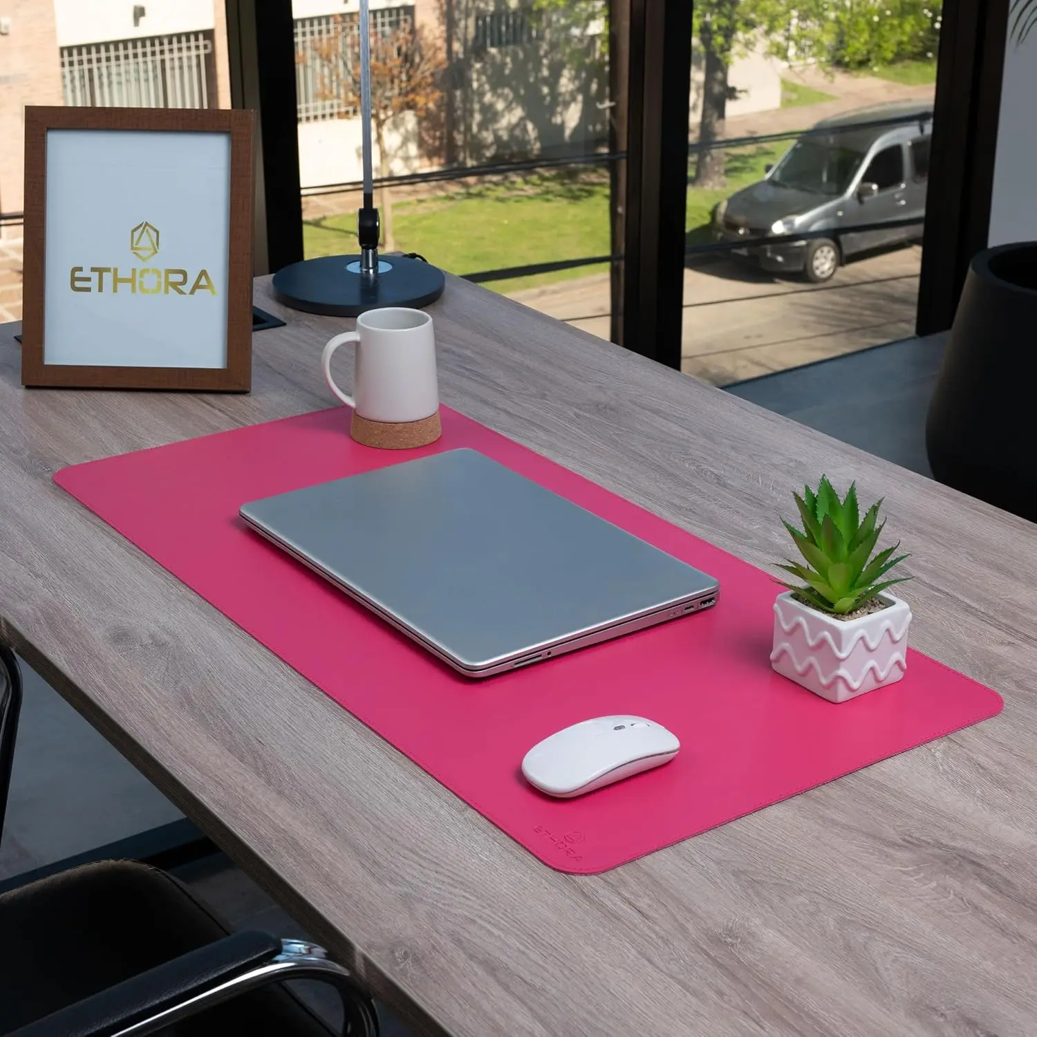 Desk Mat with Non-Slip Suede B - Leather Desk Pad review and price