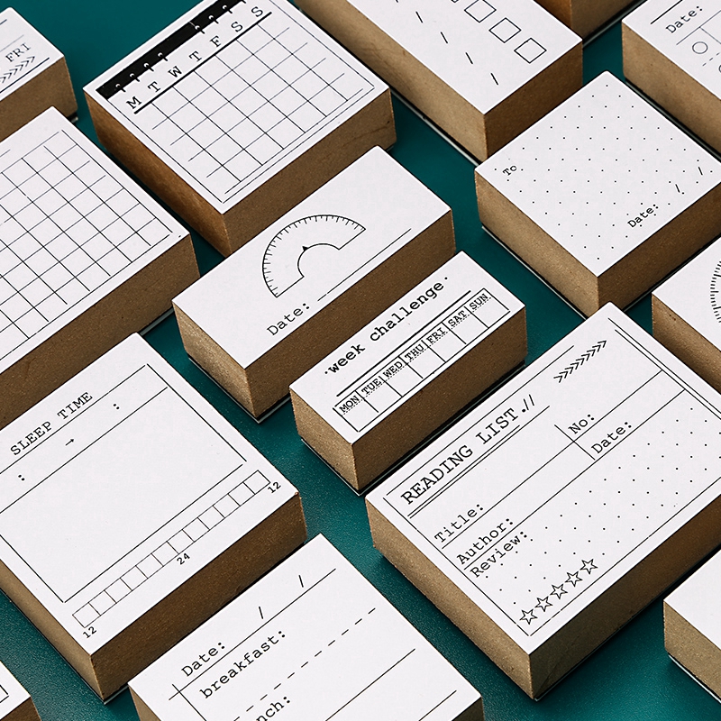 Daily Time Mark Calendar Agend - Rubber Date Stamp review and price