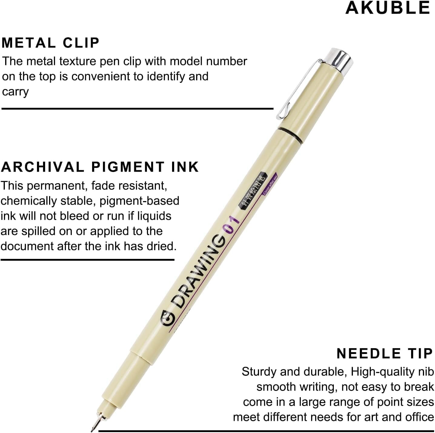 12 Black Micro Fineliner Drawi - Archive Box Set review and price