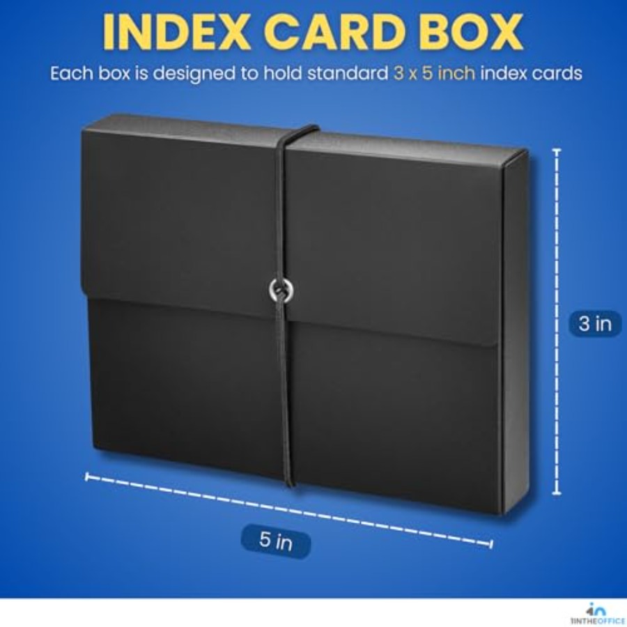 Index Card Box 3x5, Index Card - Card Index Box review and price