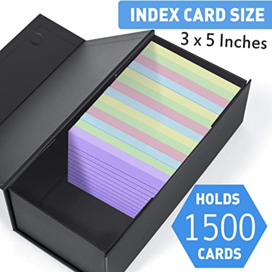 3x5 Index Card Holder Card Fil - Card Index Box review and price
