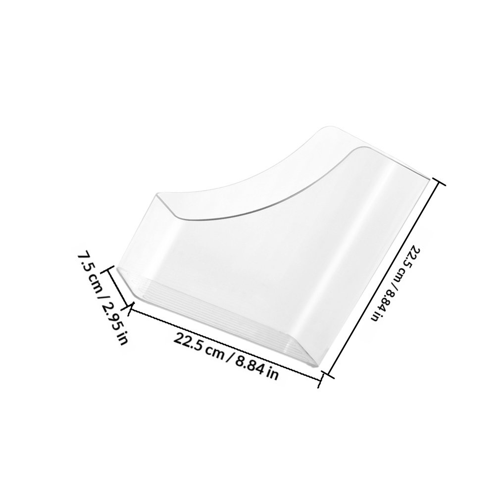 2Pcs Clear File Organizer Desk - Magazine Holder Rack review and price