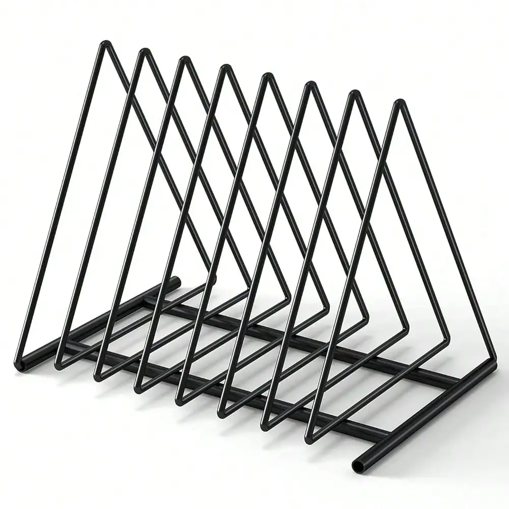 Triangle File Folder Racks,7 S - Magazine Holder Rack review and price
