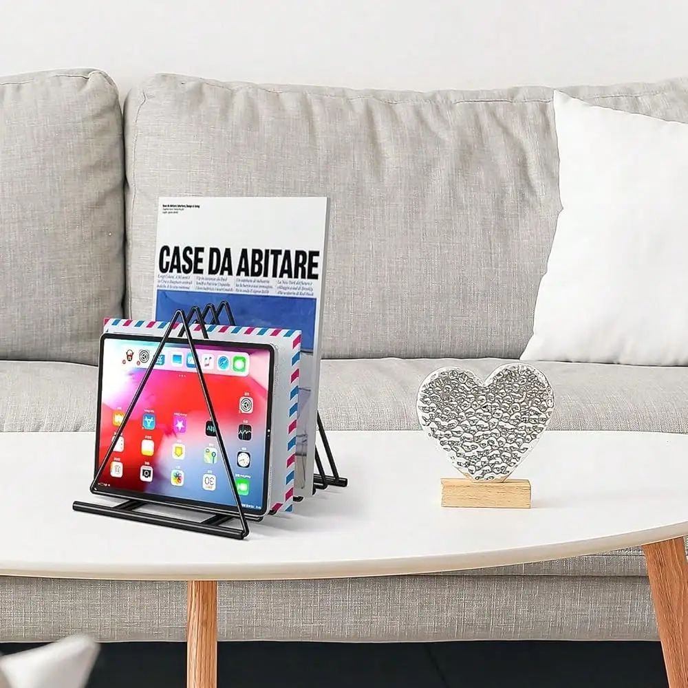 Triangle File Folder Racks,7 S - Magazine Holder Rack review and price