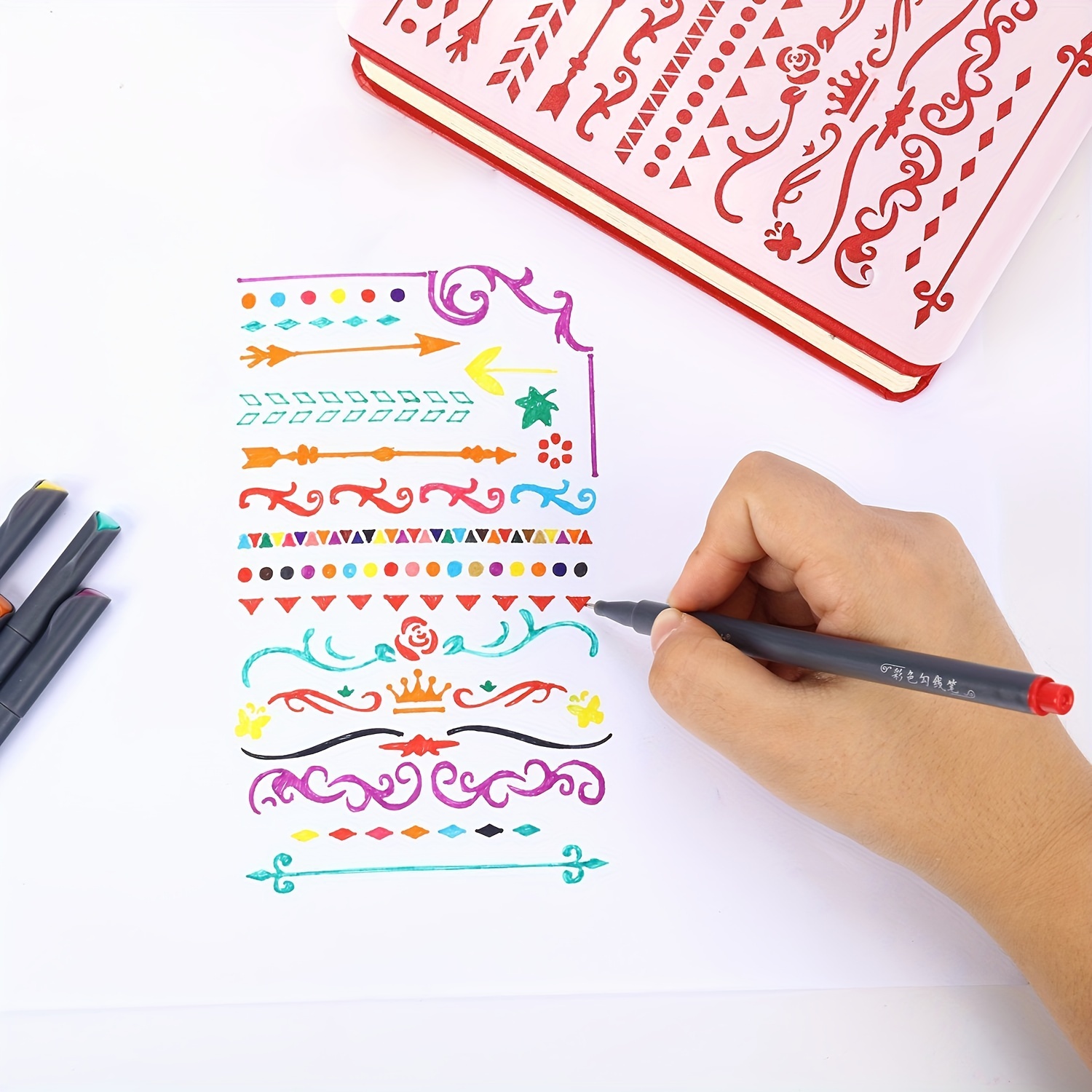 12-100pcs Colorful Line Drawin - Correction Pen Fine review and price