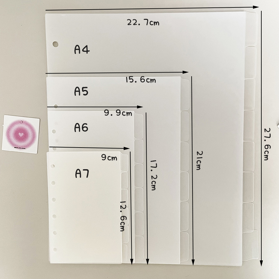 A4/A5/A6/A7 Ring Seperator Pag - Binder A4 Lever review and price