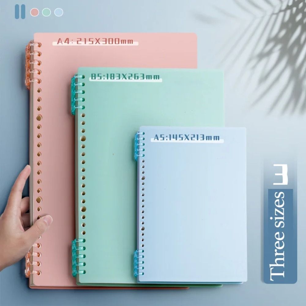 4Pcs PP Loose-leaf Book Cover  - Binder A4 Lever review and price