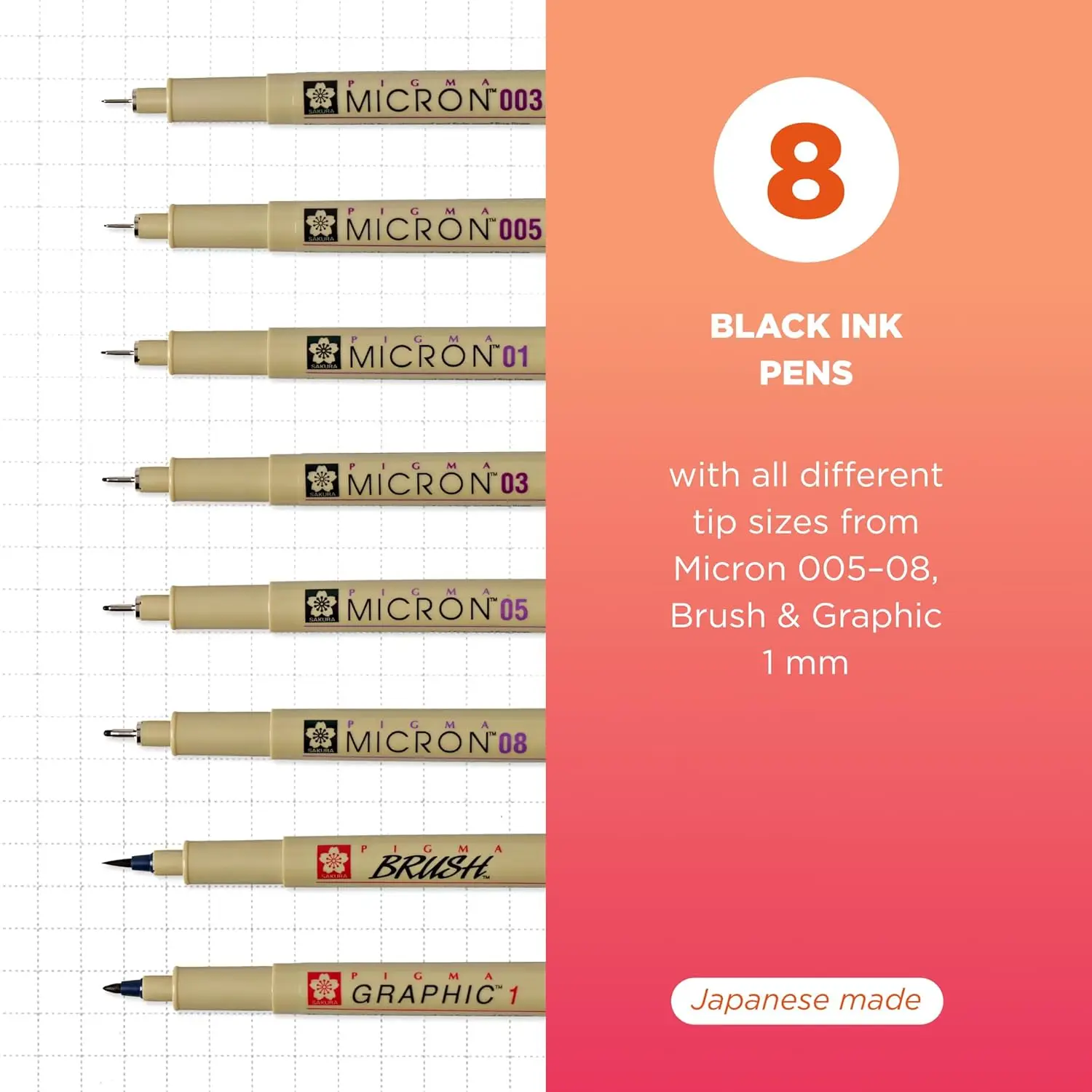 Fineliner Drawing Pens Set, 8  - Archive Box Set review and price