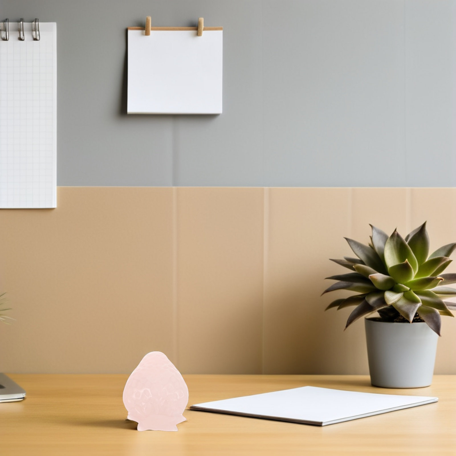 Rose Quartz Strawberry Crystal - Paper Weight Crystal review and price