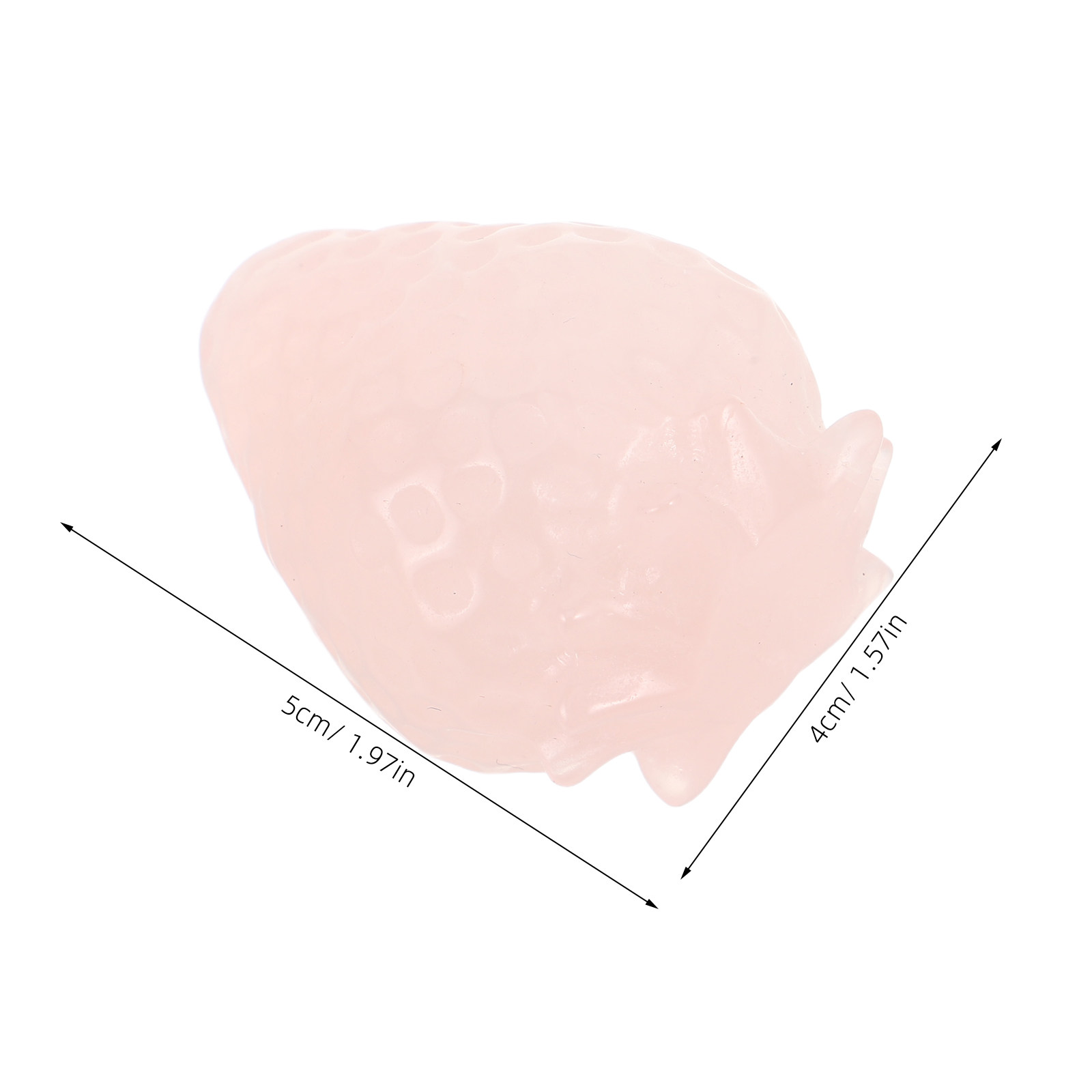 Rose Quartz Strawberry Crystal - Paper Weight Crystal review and price