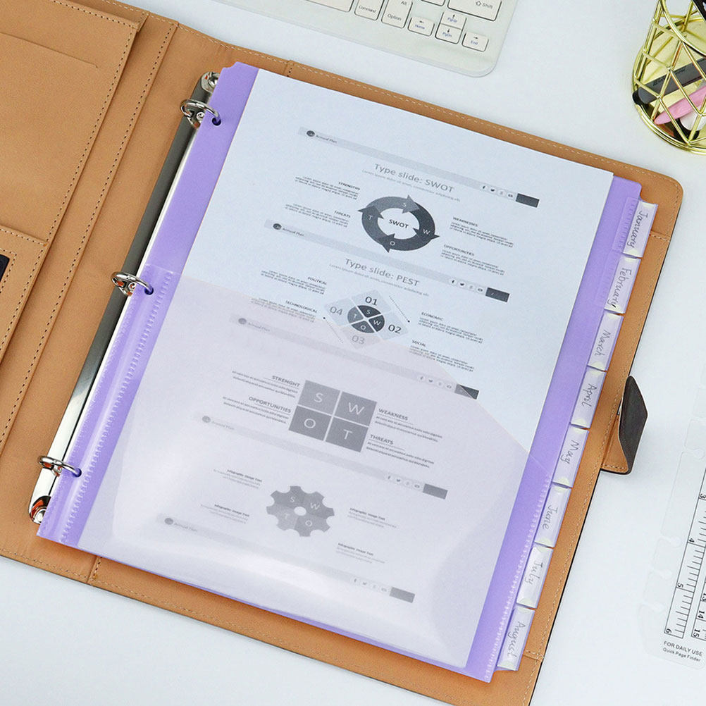 2Sets A4 Binder Dividers Plast - Tab Divider A4 review and price
