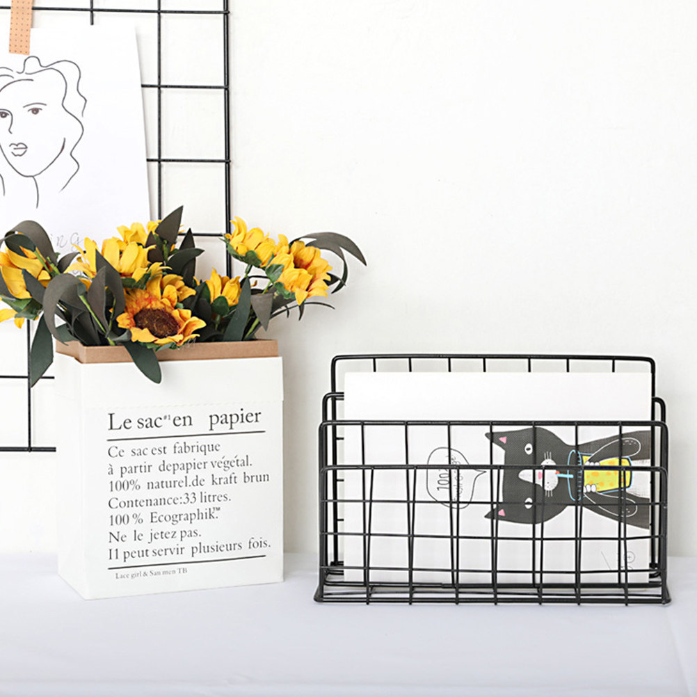Modern 3 Slot Mail Organizer M - Magazine Holder Rack review and price