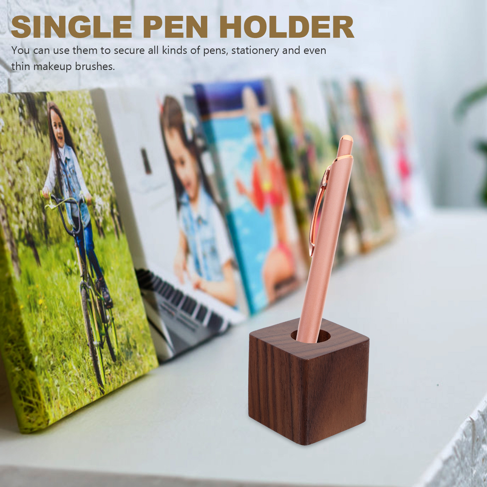 Walnut Pen Stand Single Holder - Pen Rest Single review and price