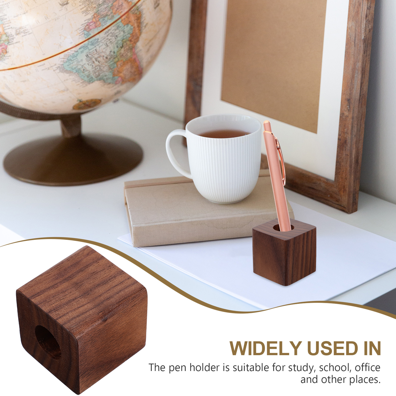Walnut Pen Stand Single Holder - Pen Rest Single review and price