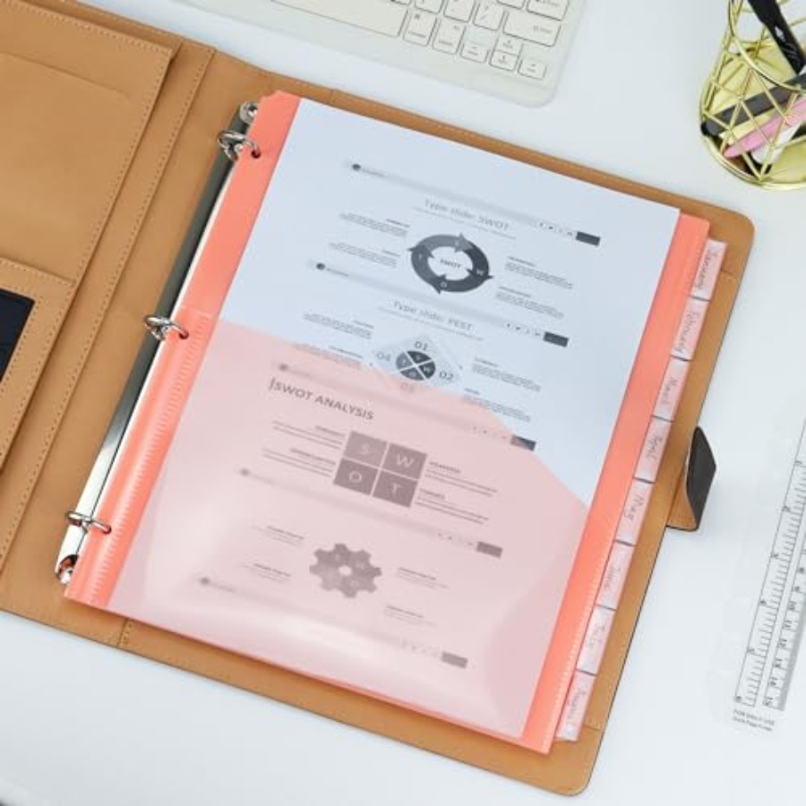 Binder Dividers with Pockets 8 - Tab Divider A4 review and price